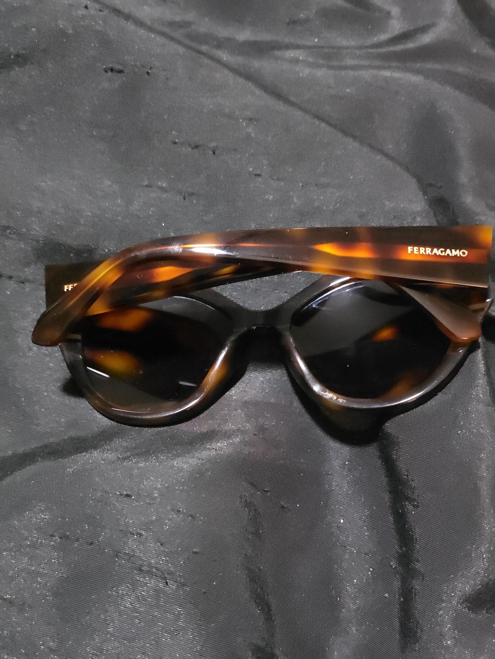 Salvatore Ferragamo Unisex Tortoiseshell Sunglasses – Brown & Black